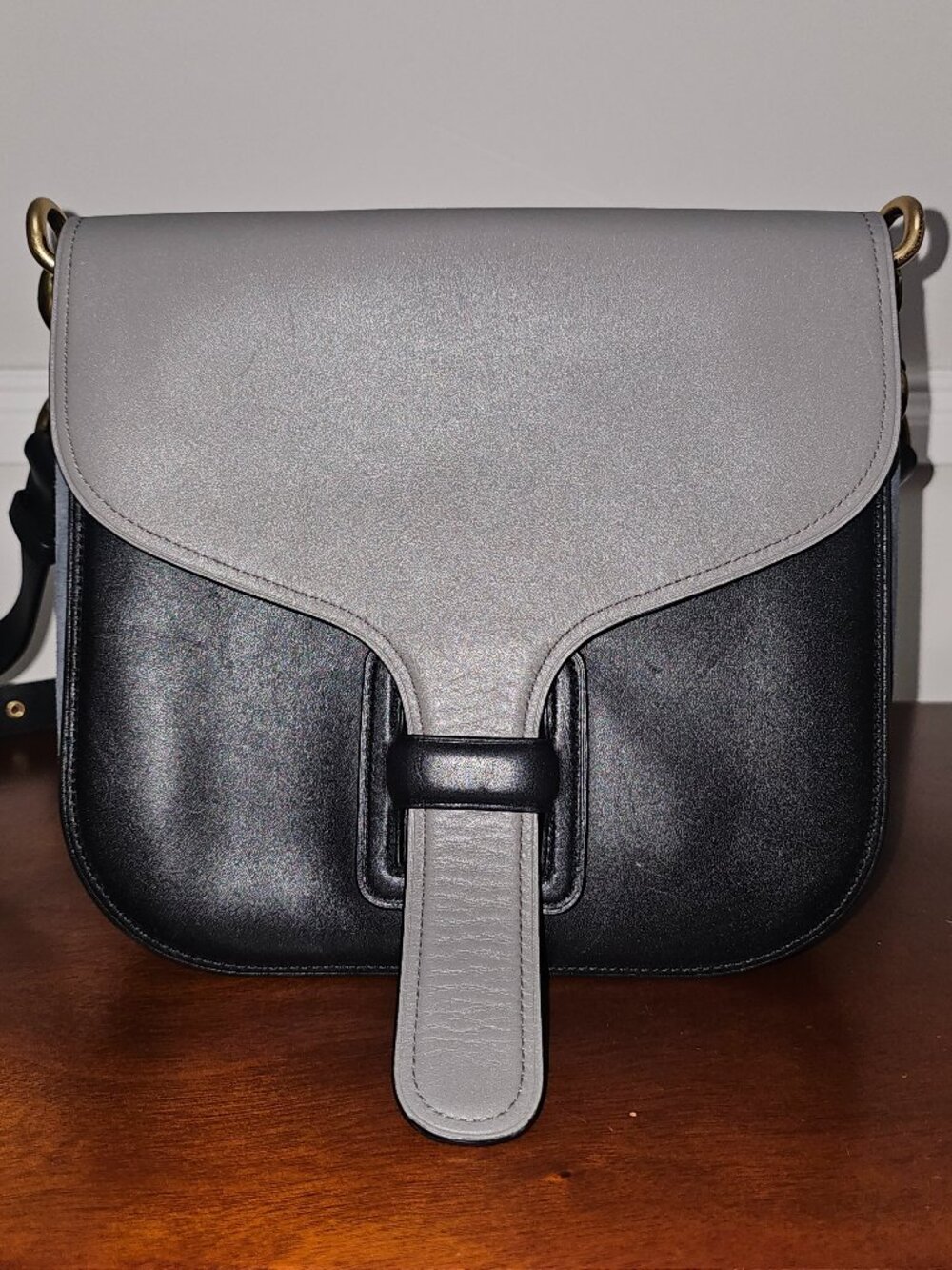 Coach x Rodarte Limited Edition Courier Bag Crossbody Grey Black 22752 MSPR $595